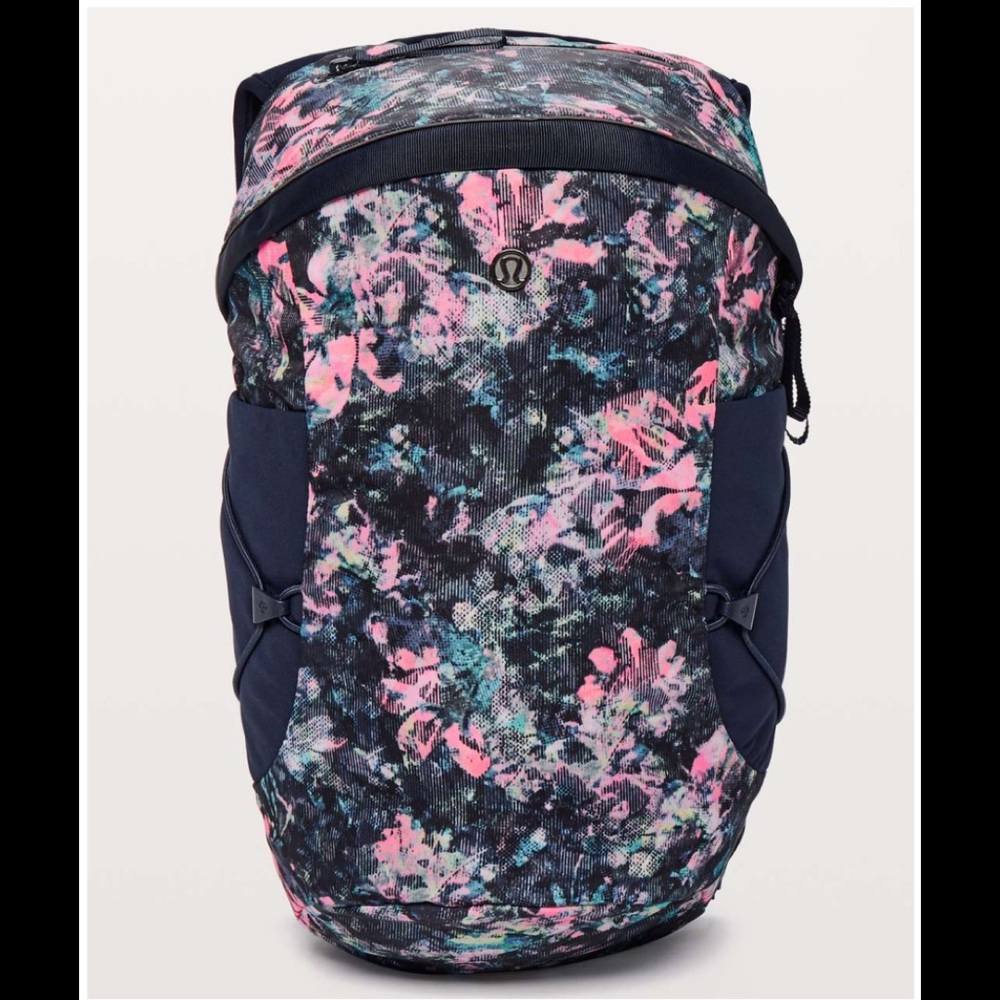 Lululemon Run All Day Backpack II *13L in Dappled Daze Multi / True Navy